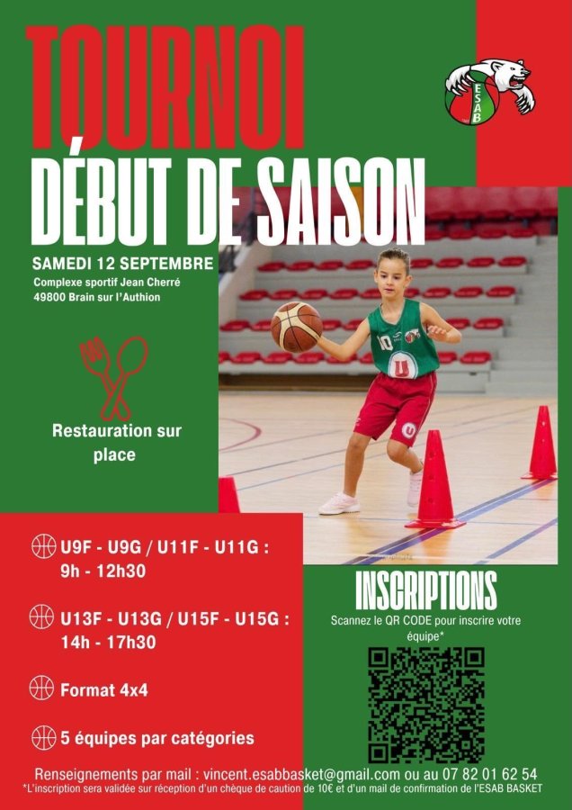 Tournoi ESAB début de saison